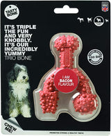 Tastybone Trio Bacon - Brinquedo para cão para higiene dentária