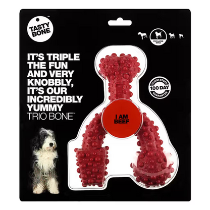 Tastybone Trio Bone Ternera Toy - Brinquedo para cão