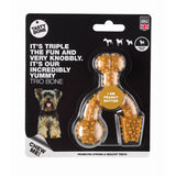 Tastybone Nylon TrioBone Peanut Butter - Hueso para perro