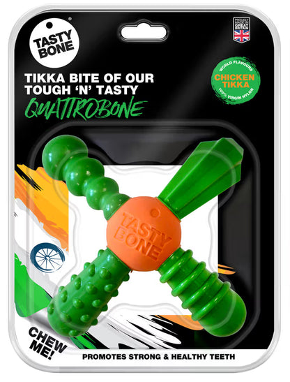 Tastybone Nylon QuattroBone Chicken Tikka - Hueso para perro