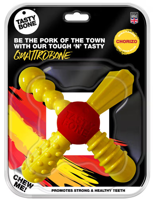 Tastybone Quad Chorizo - Dog toy