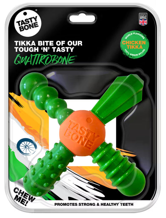 Tastybone Nylon QuattroBone Chicken Tikka - Osso para cão