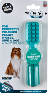 Tastybone TastyBrush Freshmint - Hueso para perro para higiene dental