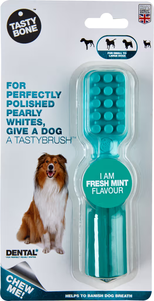 Tastybone TastyBrush Freshmint - Osso para cão para higiene dentária