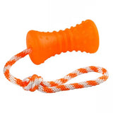 Kerbl ToyFastic - Rubber bone with rope for dogs