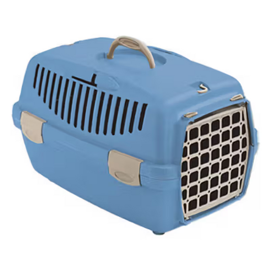 Stefanplast Gulliver 1 - Carrier for dogs and cats with plastic door