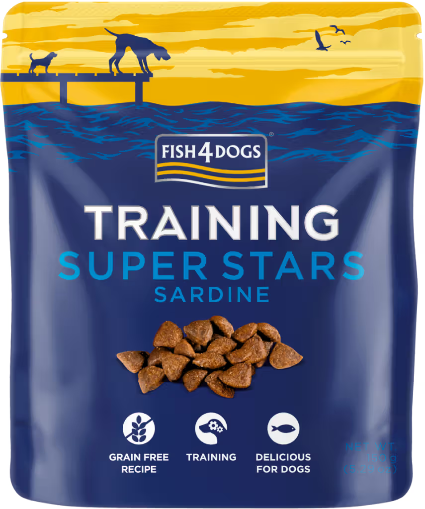 Fish4Pets Training Super Stars Cão Salmão e Sardinha - Snack para cão