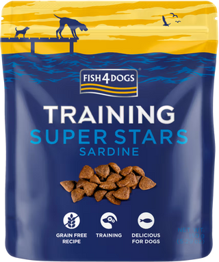 Fish4Pets Training Super Stars Cão Salmão e Sardinha - Snack para cão