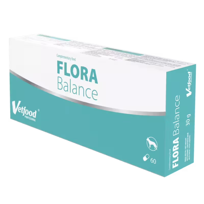 Vetfood Flora Balance Cão e Gato - Snack para cão e gato para suporte gastrointestinal