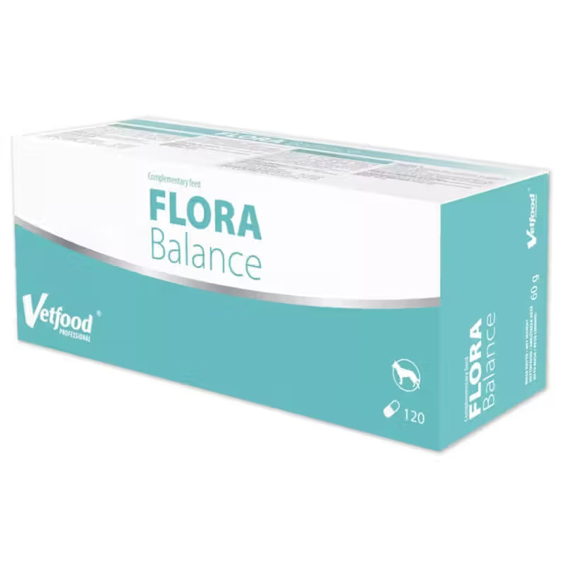 Vetfood Flora Balance Cão e Gato - Snack para cão e gato para suporte gastrointestinal