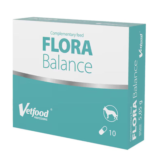 Vetfood Flora Balance Cão e Gato - Snack para cão e gato para suporte gastrointestinal