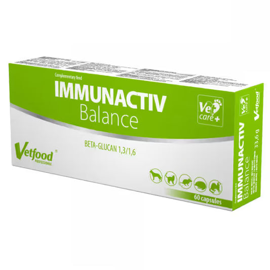 Vetfood Immunactiv Balance Animais Suplemento de Reforço de Imunidade - Snack para animais para reforço imunitário