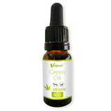Vetfood Green Oil Vegan 600mg Cão e Gato Óleo de Cânhamo e Óleo de Salmão - Snack para cão e gato
