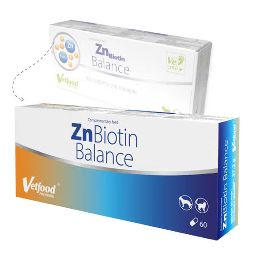 Vetfood Znbiotin Balance Cão e Gato - Snack para cão e gato para pele e pelo