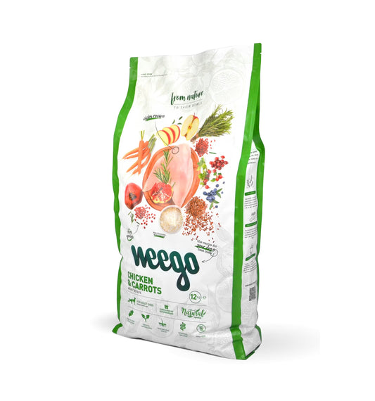 Weego Dog Food Original Pollo y Zanahorias 12 KG