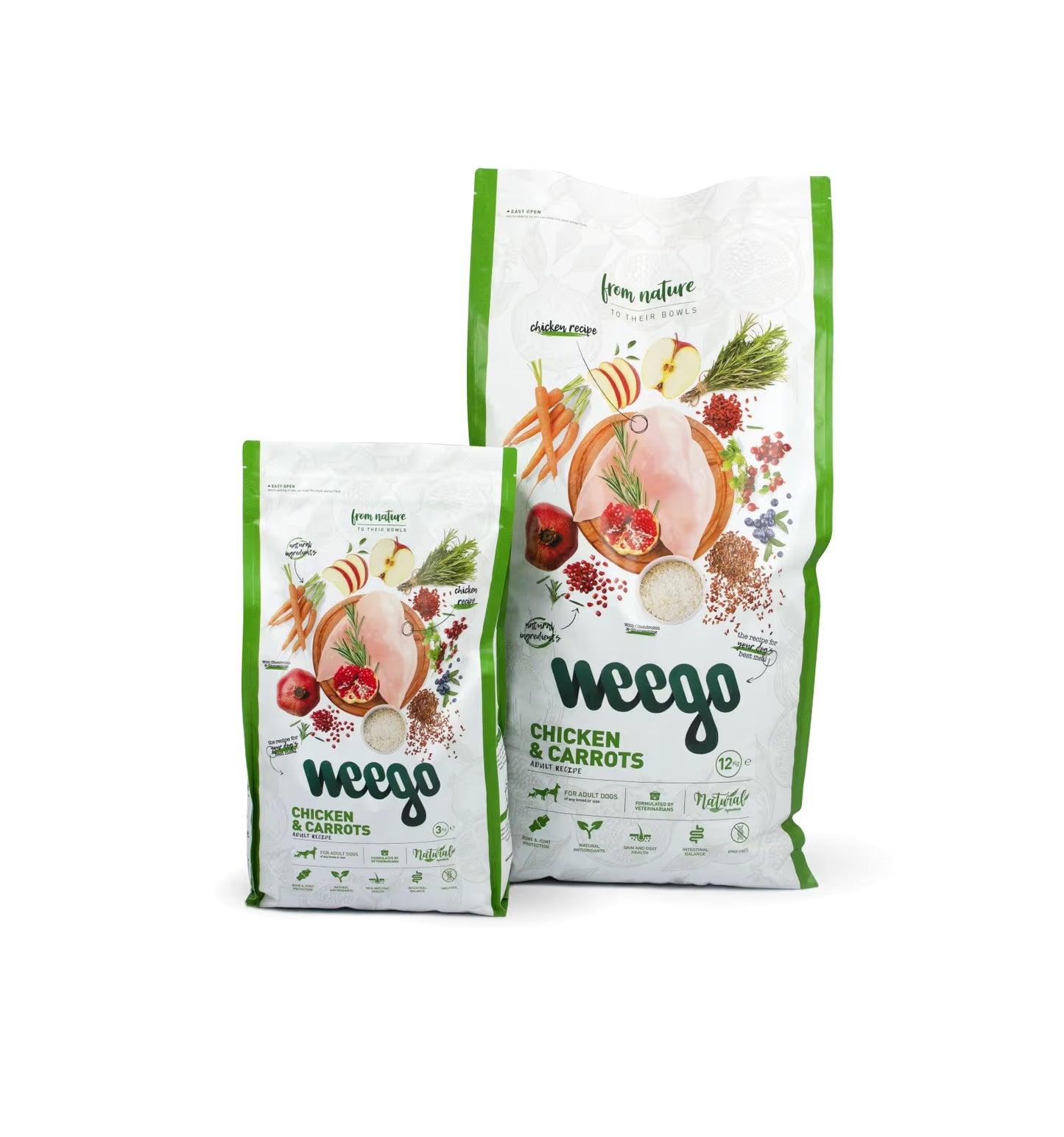 Weego Dog Food Original Chicken & Carrots 12 KG