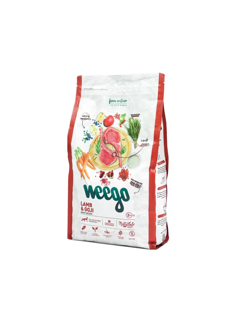 Weego Dog Food Original Cordero & Goji 3 KG