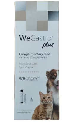 WeGastro Plus - para perros y gatos para alivio y protección gástrica
