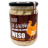 Weso - Chicken Breast in Bone Broth for Dogs and Cats | 6 x 400 ml