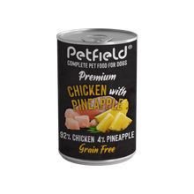 Petfield Premium Pet Food Perro Pollo y Piña - Comida húmeda para perro