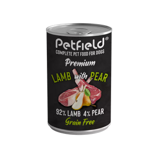 Petfield Premium Pet Food Perro Cordero y Pera - Comida húmeda para perro