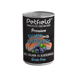 Petfield Premium Pet Food Perro Salmón y Arándanos - Comida húmeda para perro