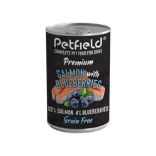 Petfield Premium Pet Food Perro Salmón y Arándanos - Comida húmeda para perro