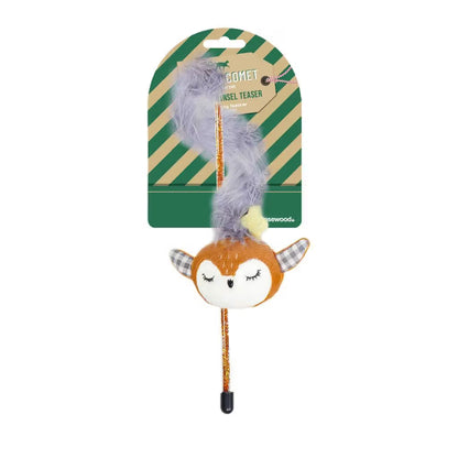 Rosewood Xmas - Reindeer Tinsel Cat Teaser - Juguete para gato