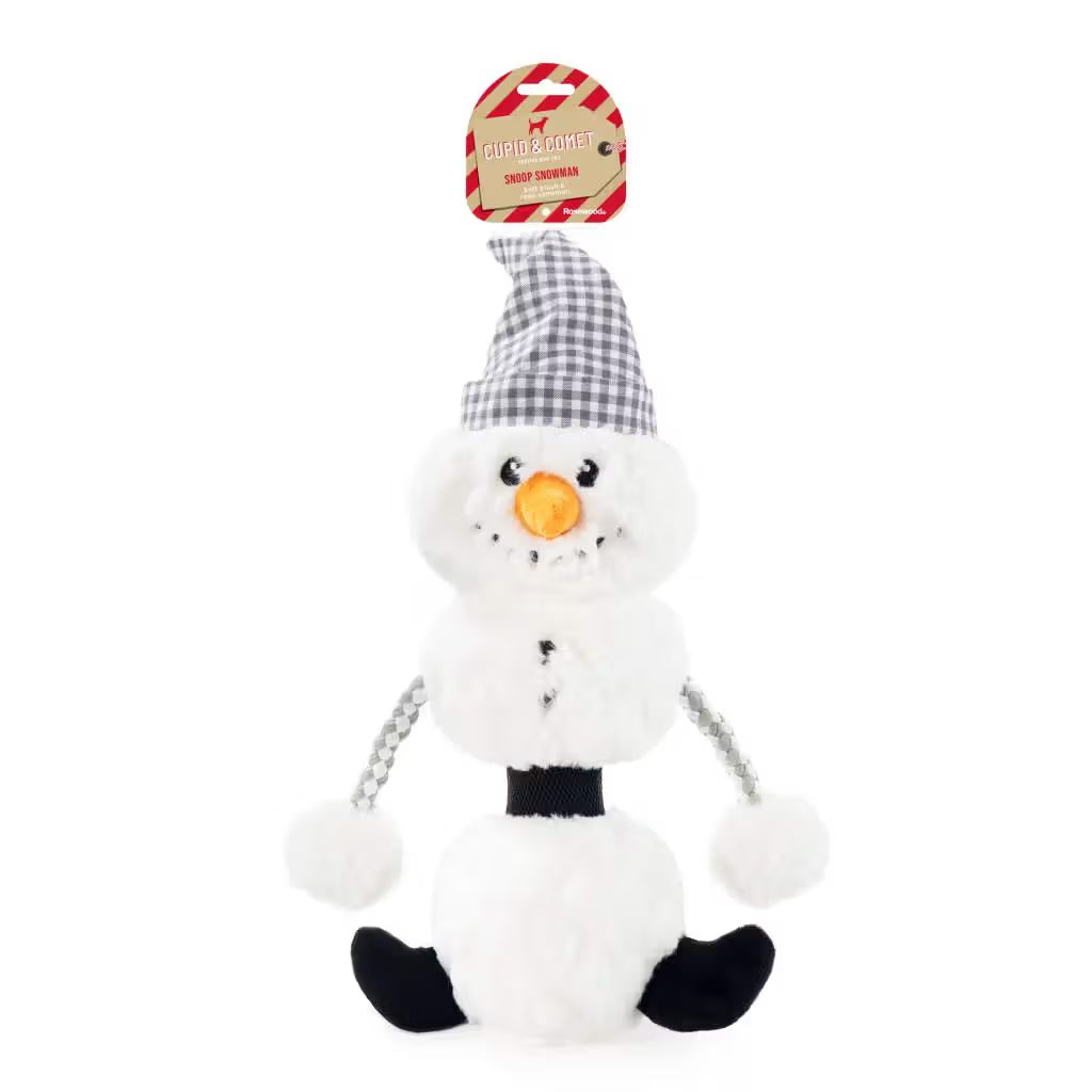 Rosewood Xmas - Snoop Snowman - Juguete para perro