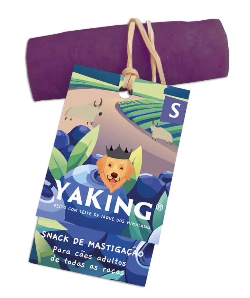 Yaking Cão Leite de Iaque e Mirtilo - Snack para cão