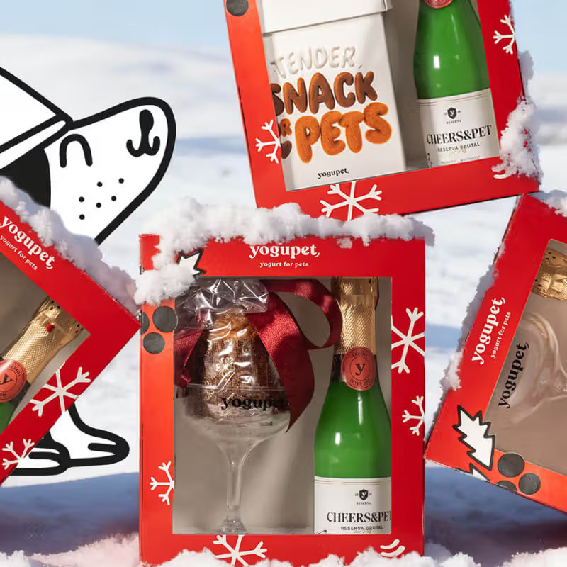 Yogupet - Caja de Navidad para perros y gatos