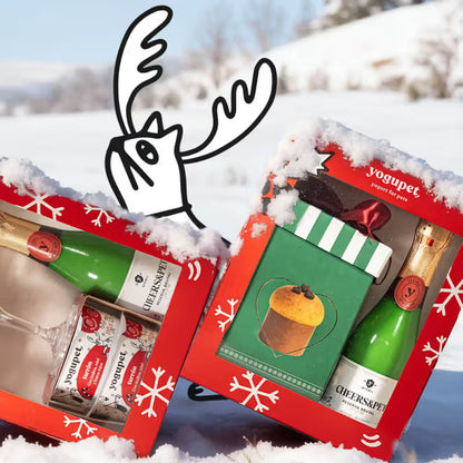 Yogupet - Caja de Navidad para perros y gatos
