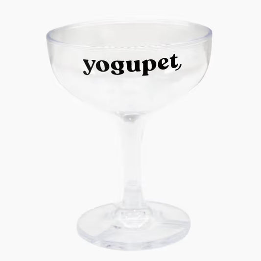 Yogupet - Goat kefir champagne serving cup for dogs and cats