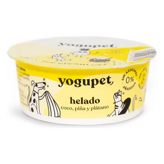 Yogupet - Gelado de Coco, Ananás e Banana para Cão e Gato