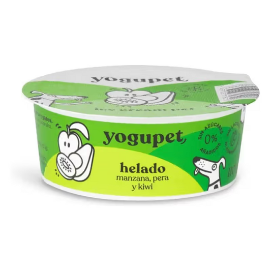 Yogupet - Gelado de Maçã, Pera e Kiwi para Cão e Gato