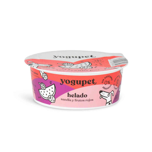 Yogupet - Watermelon, Raspberry and Blackberry Ice Cream for Dogs and Cats 110 g