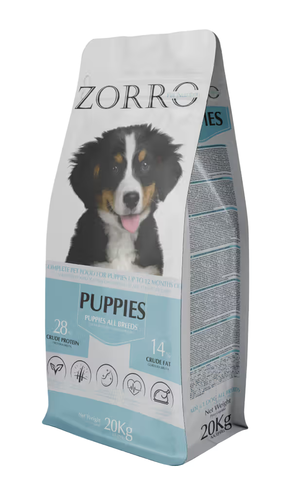 Zorro Perro Cachorro Pollo - Pienso seco para perro