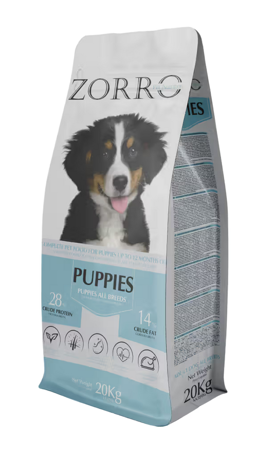 Zorro Perro Cachorro Pollo - Pienso seco para perro