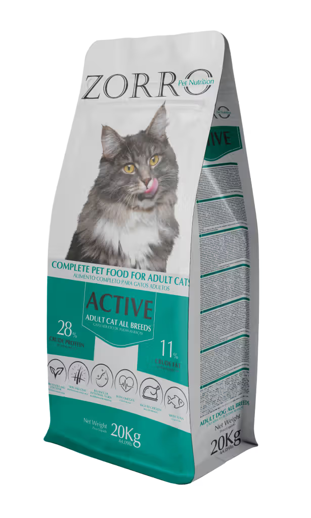 Zorro Cat Active Gato Pollo - Pienso seco para gato