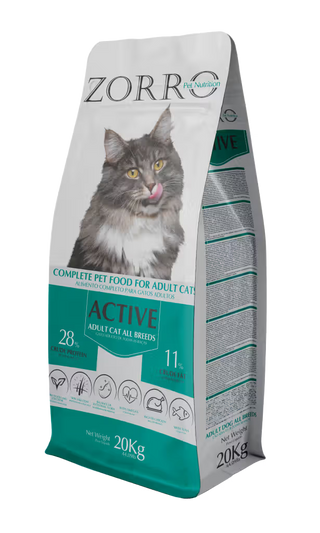 Zorro Cat Active Gato Pollo - Pienso seco para gato