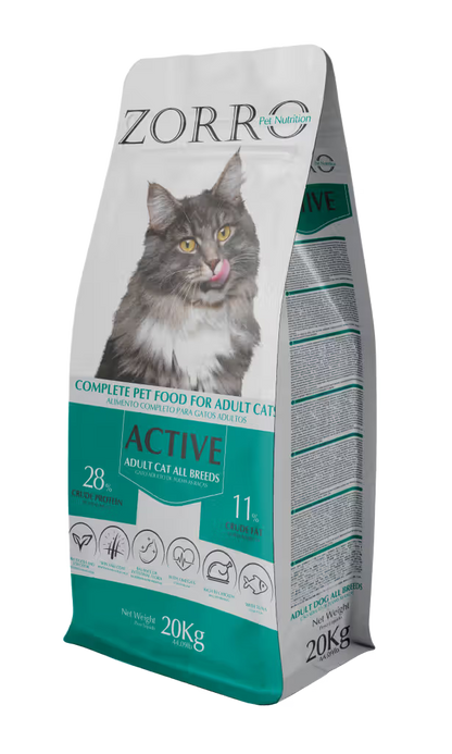 Zorro Cat Active Gato Pollo - Pienso seco para gato